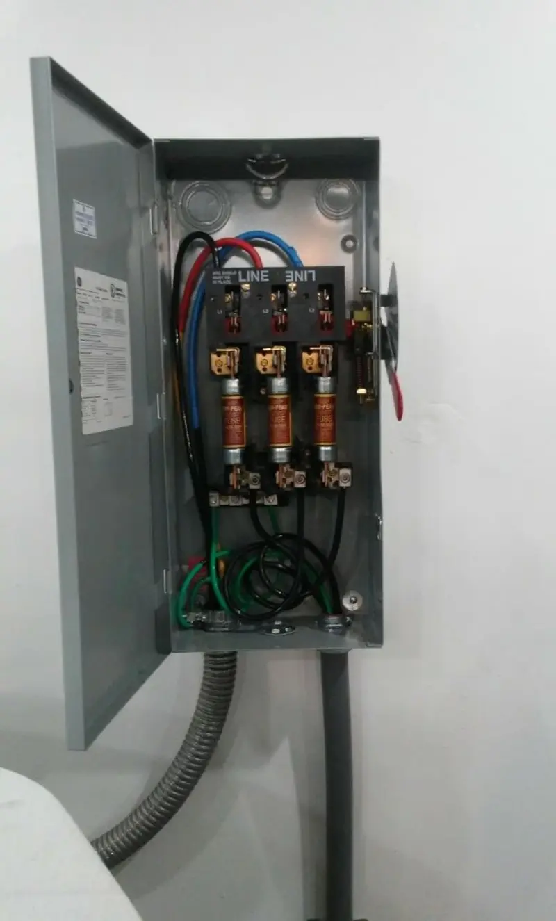 Three-phase disconnect switch installed for Electrical Wiring & Rewiring in Union Beach