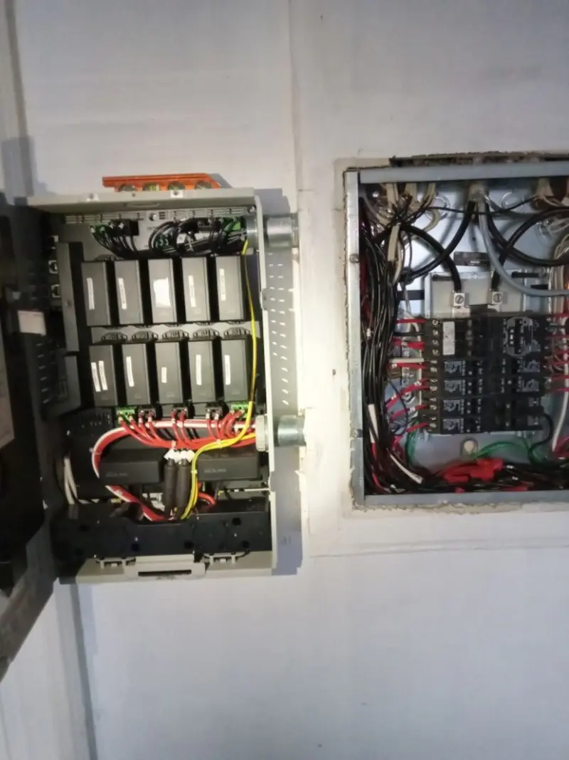 Electrical panel upgrade completed for Security Camera Wiring in Union Beach